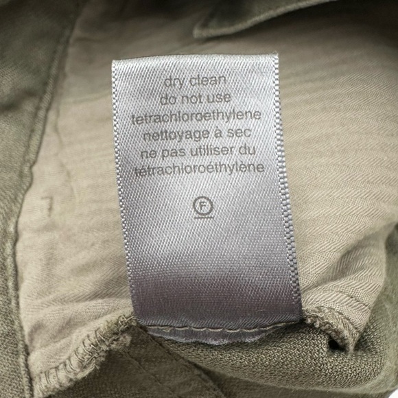 John Varvatos Linen Blend Army Green Pants - Picture 13 of 13